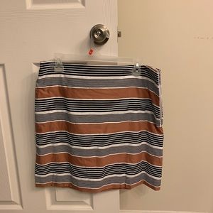Striped skirt